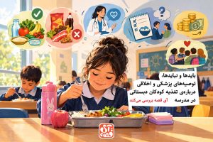 تغذیه کودکان دبستانی در مدرسه