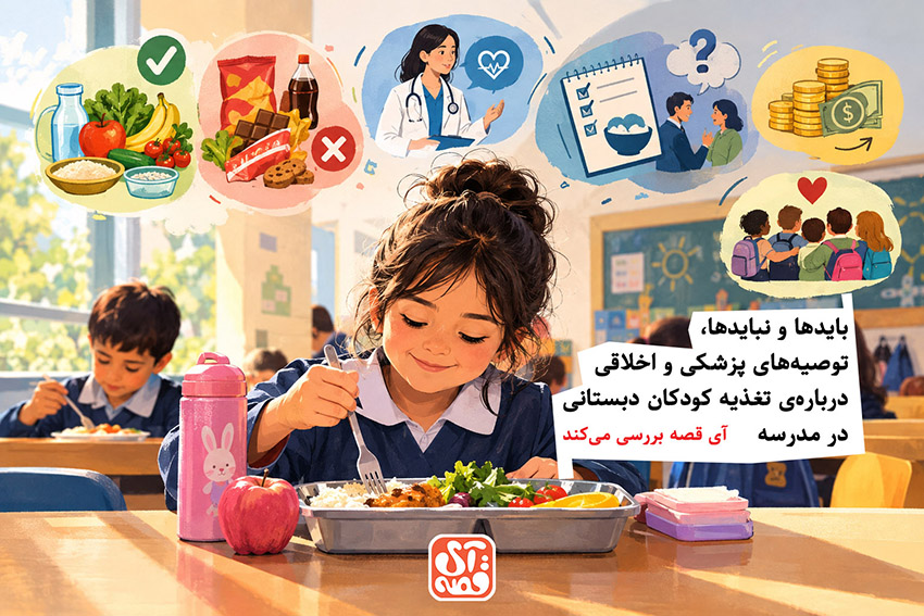 تغذیه کودکان دبستانی در مدرسه